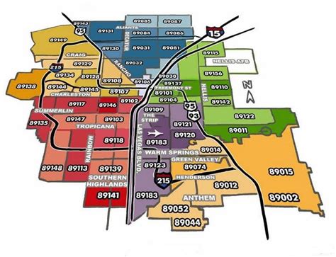 Zip Code Map Las Vegas Clark County Nv Zip Codes 702 508 8262 Las