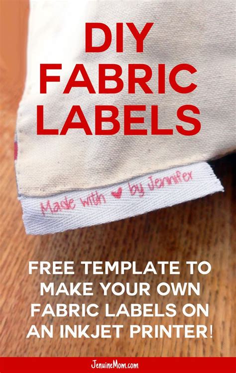Printable Fabric Labels For Inkjet Printers