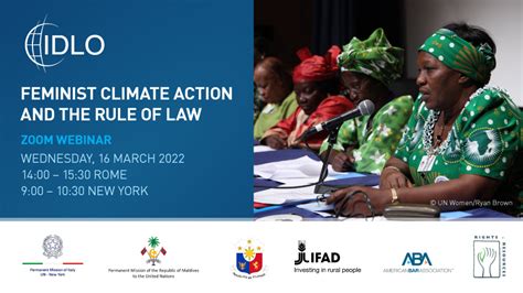 Feminist Climate Action And The Rule Of Law Idlo International