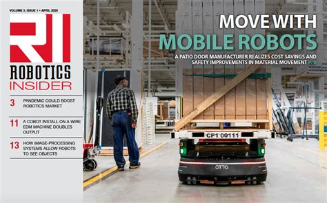 The April 2020 Issue Of Robotics Insider Is Live Manufacturing