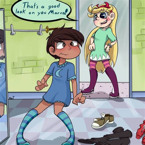 Marco Diaz Hiding In Blue By Zrei Transgender Comic Transgender Girls Touko Pokemon Starco