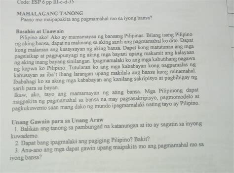 Paano Mo Maipapakita Ang Iyong Pagmamahal Sa Inang Bayan
