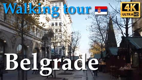 Belgrade Serbia【walking Tour】4k Youtube