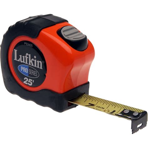 Lufkin Ps3425 Pro Series 3000 Power Return Tape Measure 1 Inch X 25 Feet