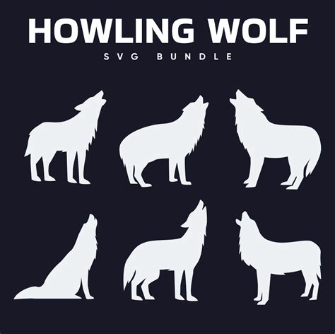 Howling Wolf Svg Files Masterbundles