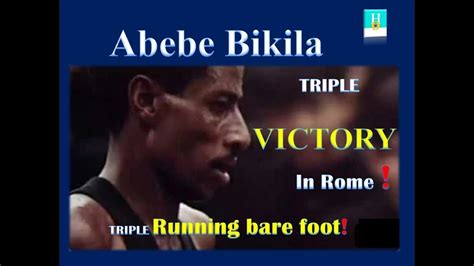 Ababa Bikila 1960s Olympic Marathon Triple Victory In Rome The