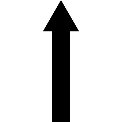Free Icon Straight Ahead Arrow Symbol