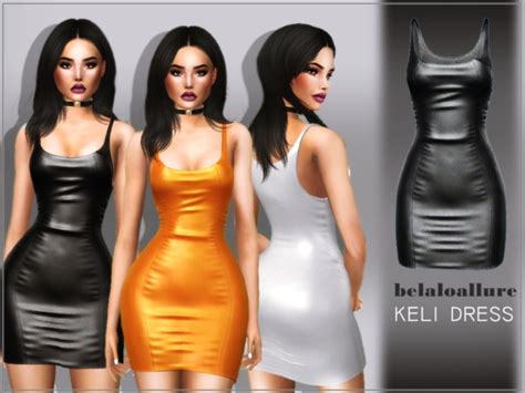 Belaloallure Keli Dress By Belal At Tsr Sims Updates