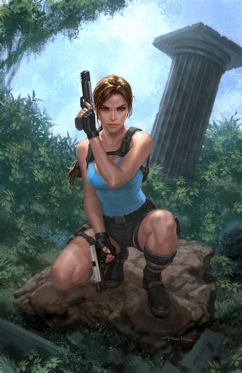 Awesome Alt Cover For Lara Croft And The Frozen Omen Comic Artist Andy Park R TombRaider
