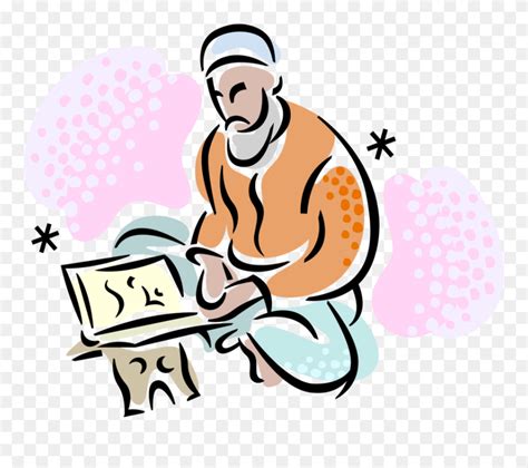 Vector Illustration Of Islamic Religious Ulama Cleric Ulama Png