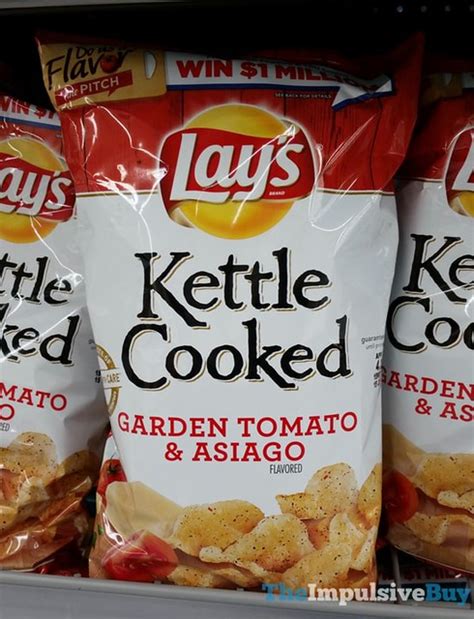 Spotted On Shelves Lays Kettle Cooked Garden Tomato And Asiago Potato