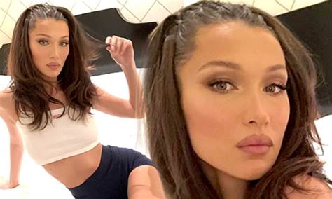 Bella Hadid Flaunts Incredibly Plump Pout After Denying Any Lip