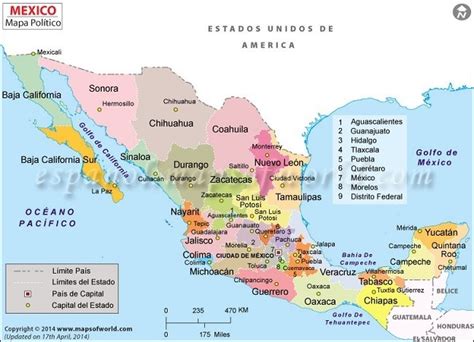 Ça Alors 27 Vérités Sur Mexico Mapa Con Nombres De Estados Mapa De