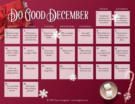 Make The Holidays Brighter With The Do Good December Challenge Sara