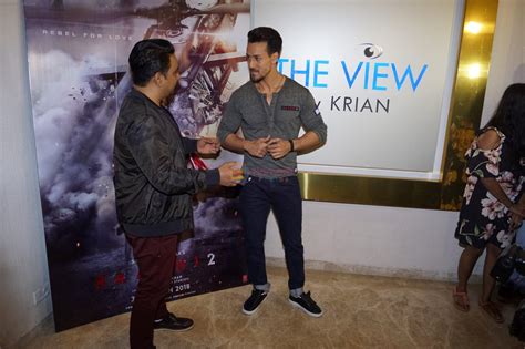 Tiger Shroff And Director Ahmed Khan At The Launch Of An Action Unit