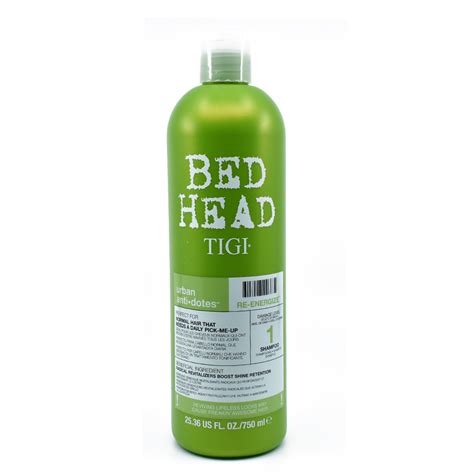 TIGI Bed Head Urban Antidotes Re Energize Shampoo 750 Ml Bezvavlasy Cz