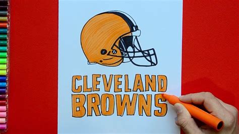 How To Draw The Cleveland Browns Logo Nfl Team