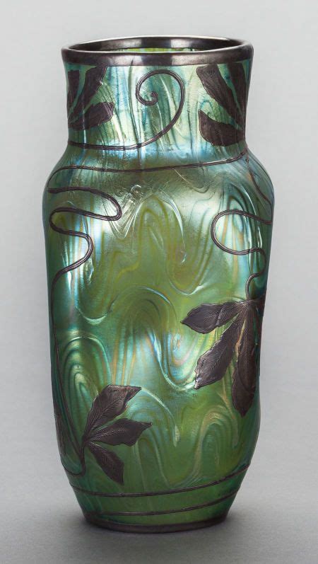 Vintage Vases Vintage Art Lalique Overlays Iridescent Stained Glass Art Nouveau Glass Art