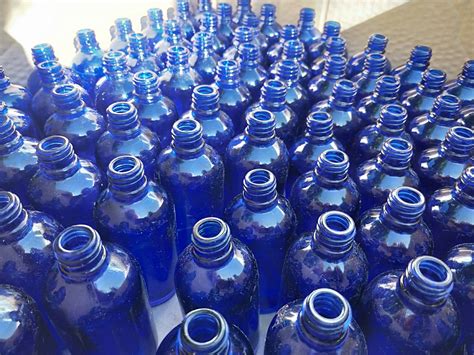 Packaging Blue Bottles Free Stock Photo Public Domain Pictures