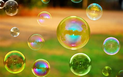 Colorful Bubbles Desktop Wallpaper