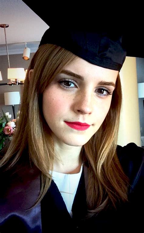 Emma Watson Graduates From Brown University—see The Star In Her Cap And