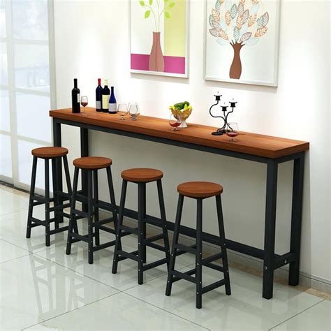 Halve Table And Bmch Attcahd To Fence Awesome Interior Wall Bar Table