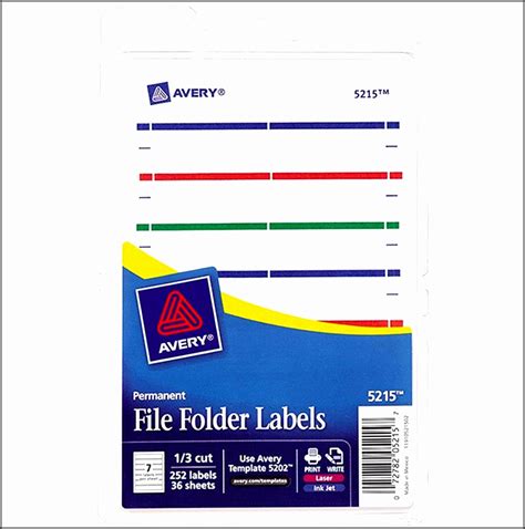 Labels are used for all types of business and file folder label template is offered by us to make you convenient to get professional looking and quick. 8 File Folder Label Template - SampleTemplatess ...