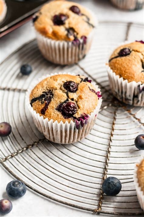 The Best Healthy Blueberry Muffins Gluten Free Ambitious Kitchen