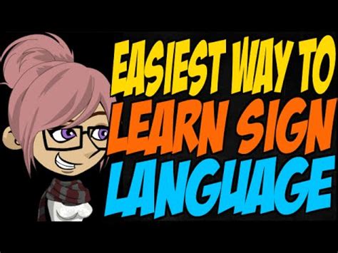 With these clever language learning hacks, you'll be speaking japanese in record time! Easiest Way to Learn Sign Language - YouTube