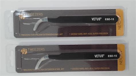 Pinza Vetus Esd 15 120mm Negra Recta