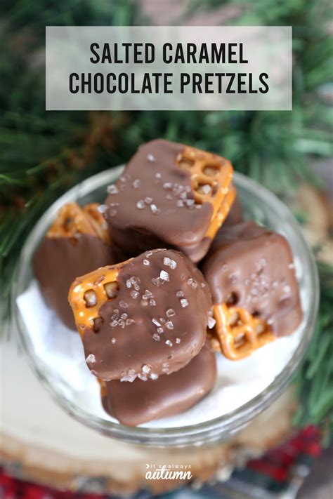Salted Caramel Chocolate Pretzel recipe {these are AMAZING} - It's ...