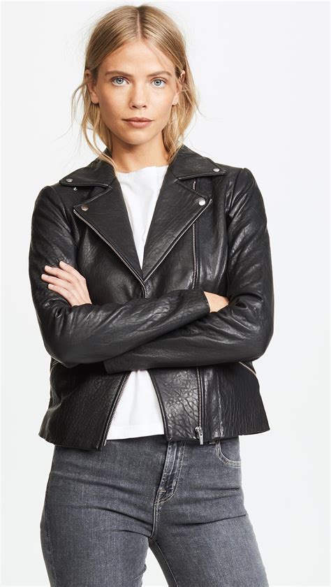 If your jacket is worn infrequently, then once a year should be sufficient, however, if your jacket is exposed to rain or strong sunlight, the natural oils should be replenished every three months. VEDA Dallas Leather Jacket in Black - Lyst