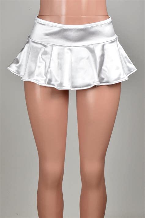 white stretch satin micro mini skirt mini skirts micro mini skirt skirts