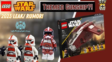New Lego Gunship Themed 2023 Shock Trooper Gunship 2023 Lego Star
