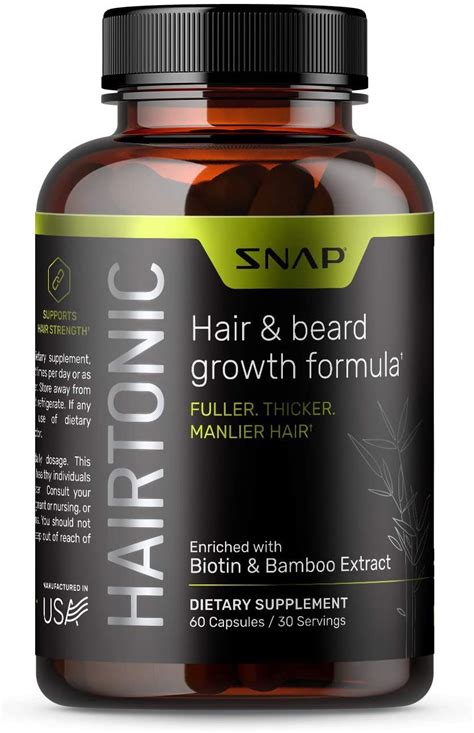 Men have unique nutritional needs that must be taken into account to optimize health. Hair Growth Supplement for Men - Hair, Skin and Nail ...