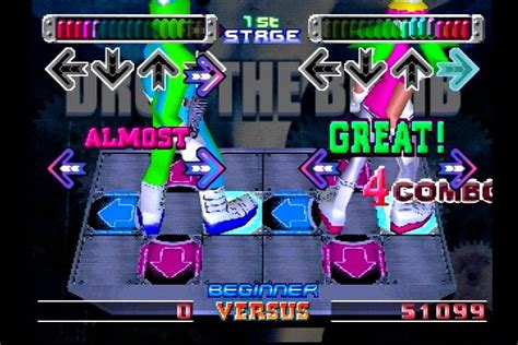 Screenshot Of Dance Dance Revolution Playstation 1998 Mobygames