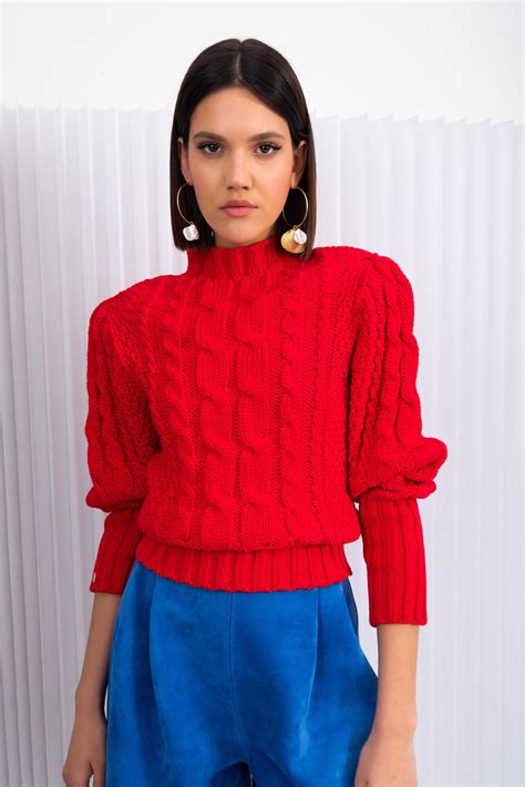 Zoey Kayla Turtle Neck Bottom Sweaters Collection Fashion Moda