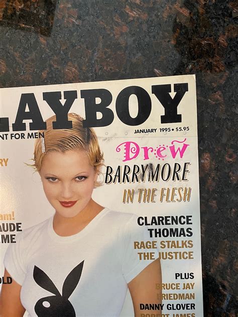Drew Barrymore Playboy January Etsy Ireland