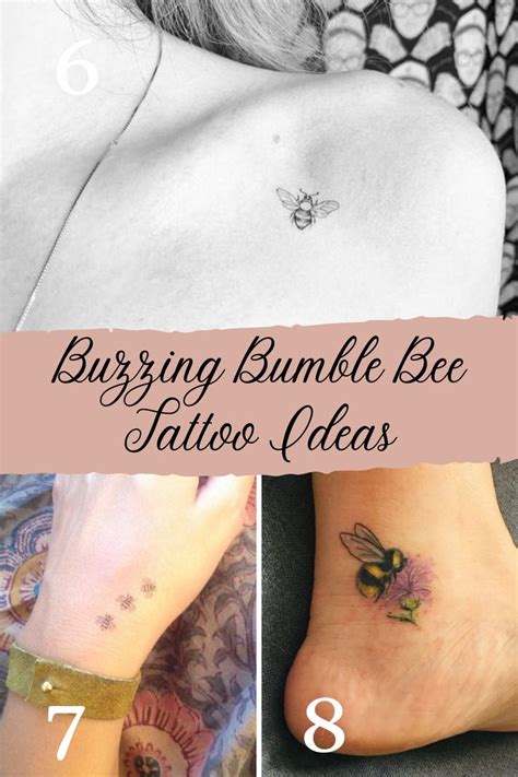 Buzzing Bumble Bee Tattoos Beautiful Meaning Tattooglee Bee And Flower Tattoo Flower Wrist