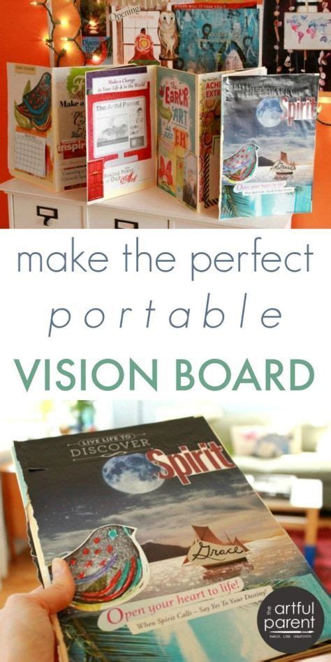 Creating A Vision Board Book For Your Goals And Dreams That Is Portable