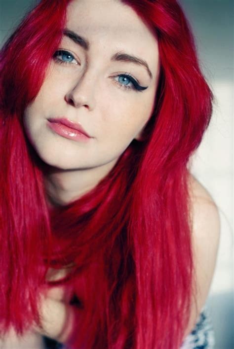 I want to order a dark cherry red dye from directions(more dyes, yeah! 73 best Red Head! images on Pinterest | Colourful hair ...