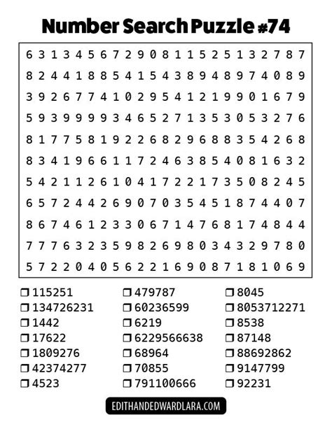 pin on numbers puzzles