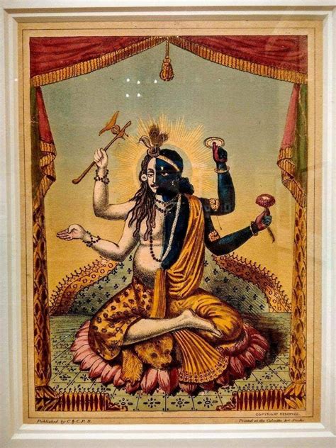 Harihara Lithograph 19th Century Indian Museum Archives From Toushik