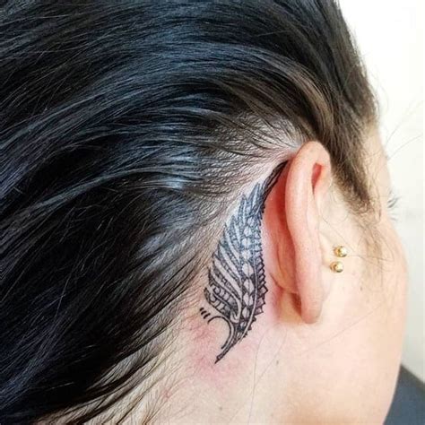 Do tattoos behind the ear hurt. 46 Pretty Behind the Ear Tattoos That Will Please You