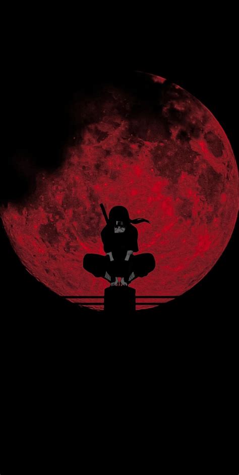 Itachi Red Moon Wallpapers Download Mobcup