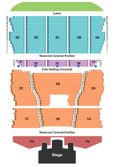 Bank Of New Hampshire Pavilion Seating Chart And Maps Gilford