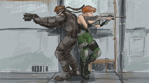 Video Games Metal Gear Solid Snake Meryl Silverburgh Wallpaper
