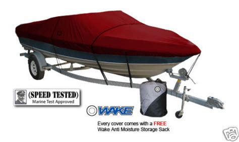 Eevelle Wm1618r Wake Monsoon Runner Red Boat Cover Model C For Sale