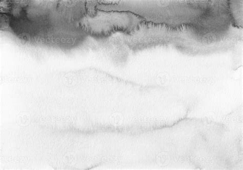 Watercolor Black And White Ombre Background Light Gray Gradient