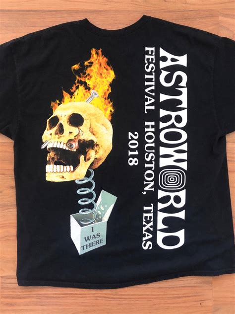 Travis Scott Astroworld Festival T Shirt 2018 Merch Grailed